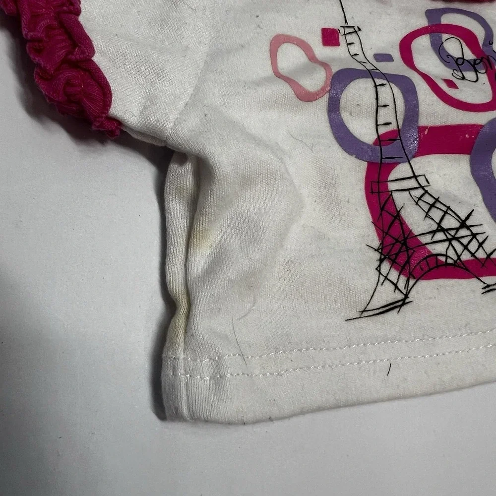 Build A Bear White Pink  Poodle Shirt Pint Studded‎ Pants Sketchers Shoes Outfit